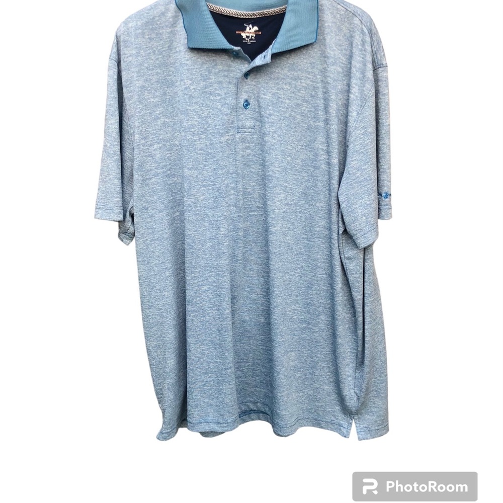 Beverly Hills Polo Club Shirt Blue Sz. XXL Preppy